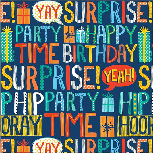 Gift Wrap Happy Birthday Letter