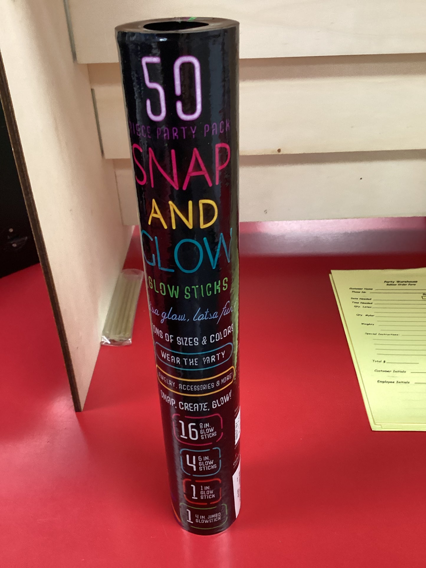 Snap and Glow Sticks