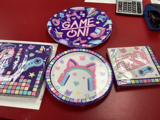 Digital Game Dinner Napkins