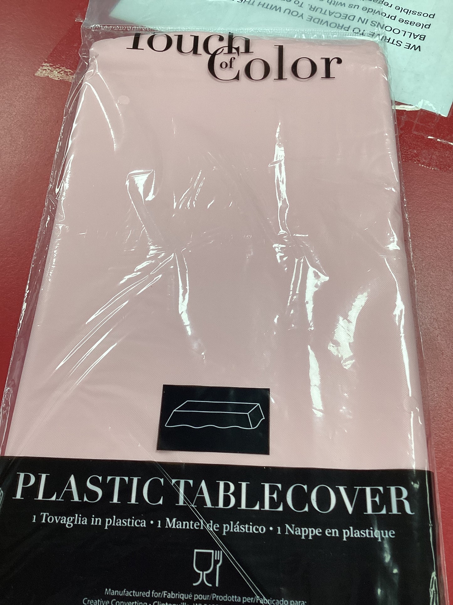 Classic Pink Rectangle Tablecloth