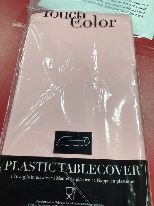Classic Pink Rectangle Tablecloth