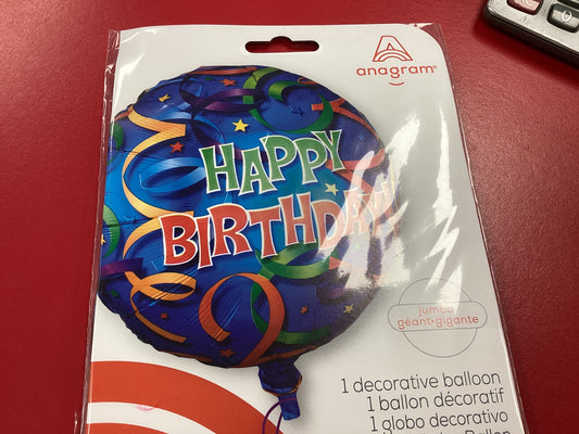 Jumbo Happy Birthday Foil Balloon
