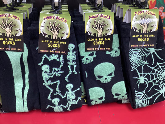 Halloween Glow in the Dark Socks