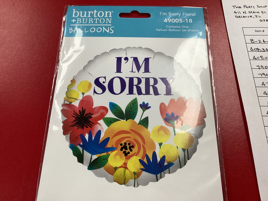 I’m Sorry
