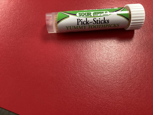Pick-Sticks Yummy Toothpicks Sour Apple