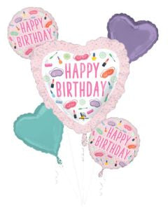 Spa Party Birthday Balloon Bouquet Kit