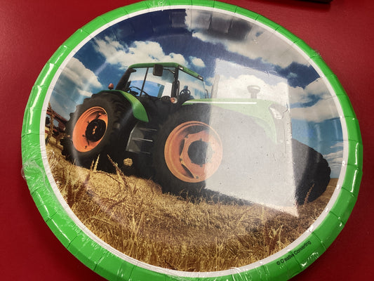 Tractor Time Dinner Plates