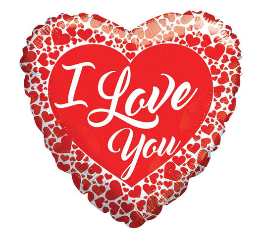 I love you Lots of Hearts Balloon