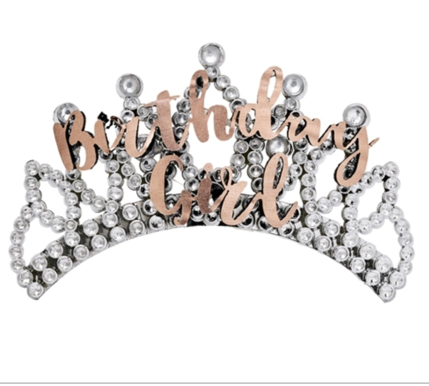 Rose Gold Birthday Girl Tiara