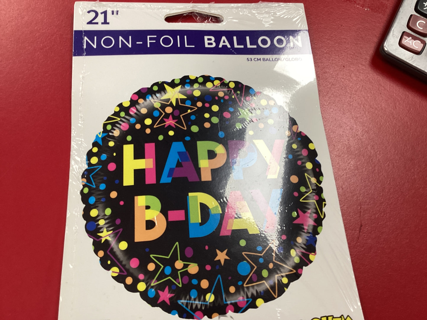 Mighty Colorful Birthday Balloon