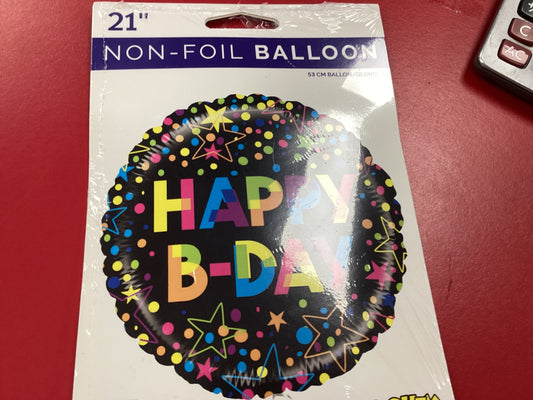 Mighty Colorful Birthday Balloon