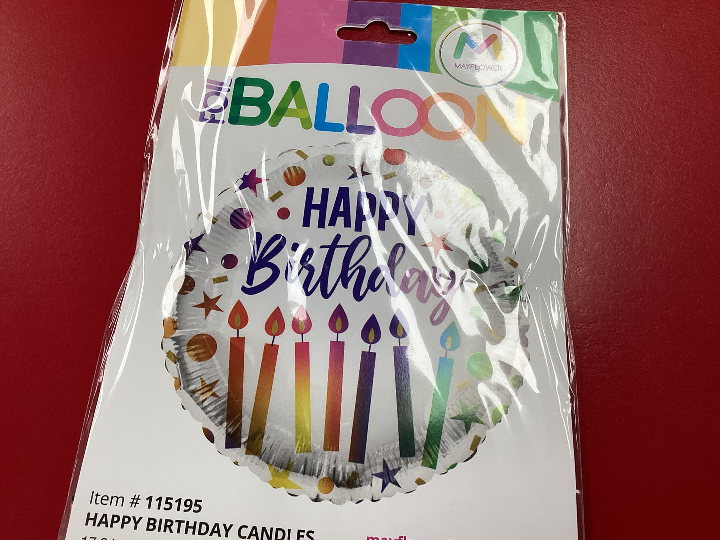 Happy Birthday White Candles