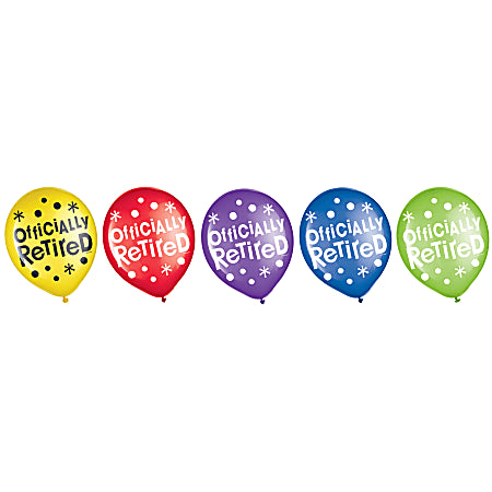 Officially Retired Latex Balloons