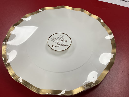Gold Trim Dinner Plates