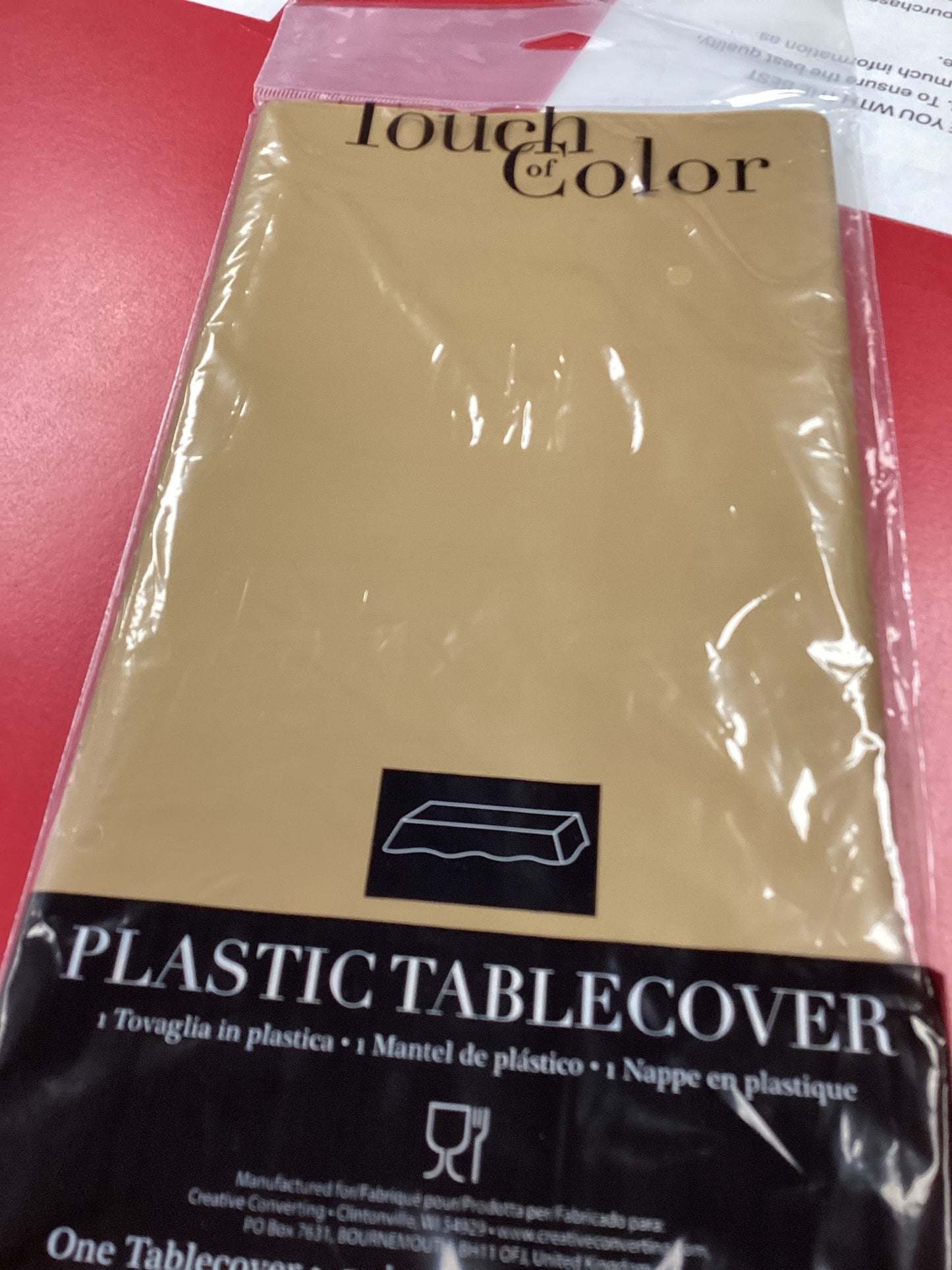 Gold Rectangle Tablecloth