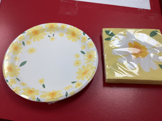 Sweet Daisy Beverage Napkins