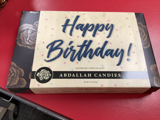 Abdallah Happy Birthday Chocolates
