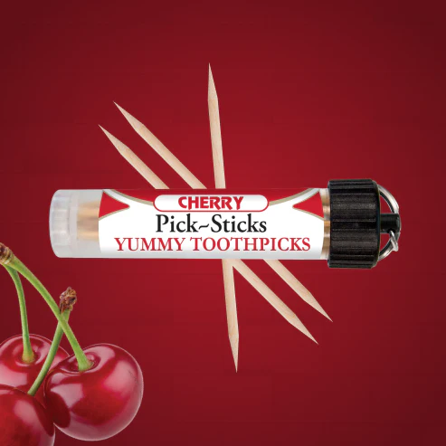 Pick-Sticks Yummy Toothpicks Cherry
