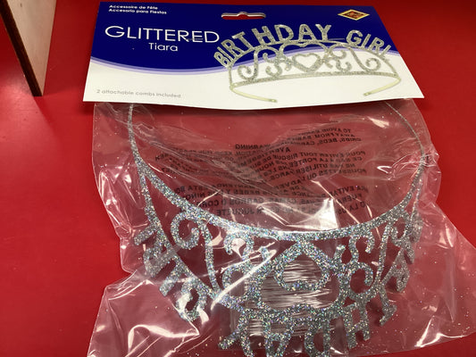 Glitter Birthday Girl Tiara