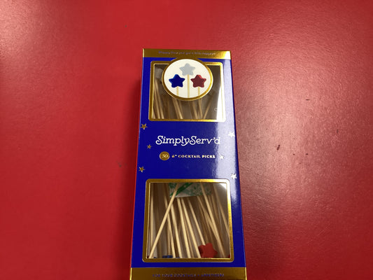 Patriotic Cocktail Picks