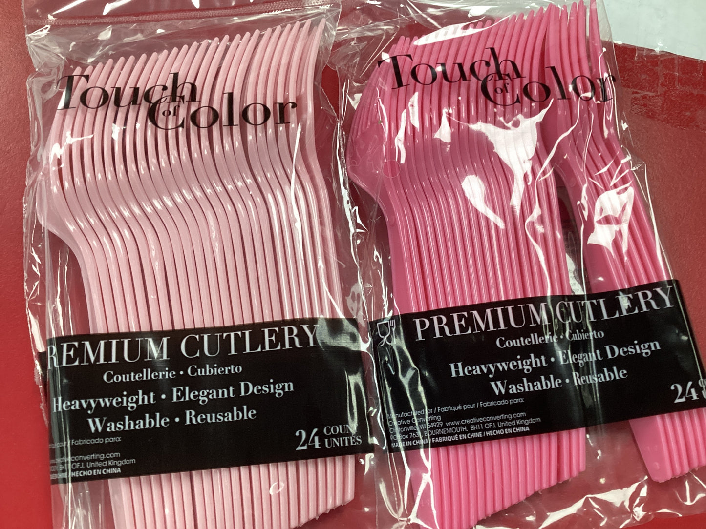Candy Pink Forks