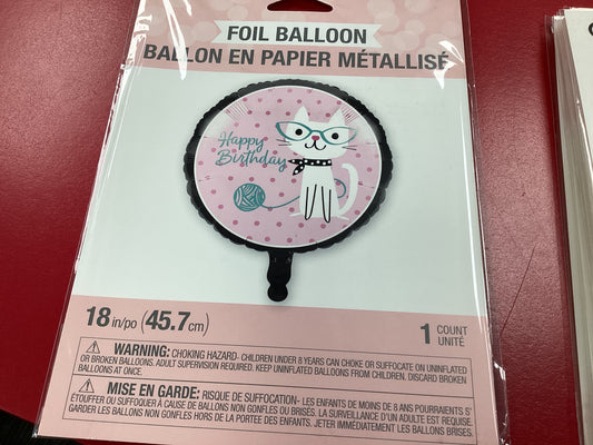 Purrr-fect Party Foil Balloon
