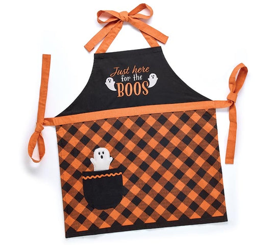 Just Here for the Boos Halloween apron