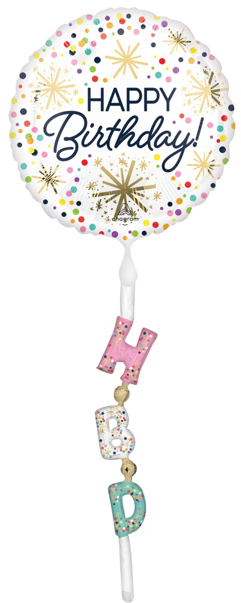 Confetti Sprinkle Happy Birthday Airwalker