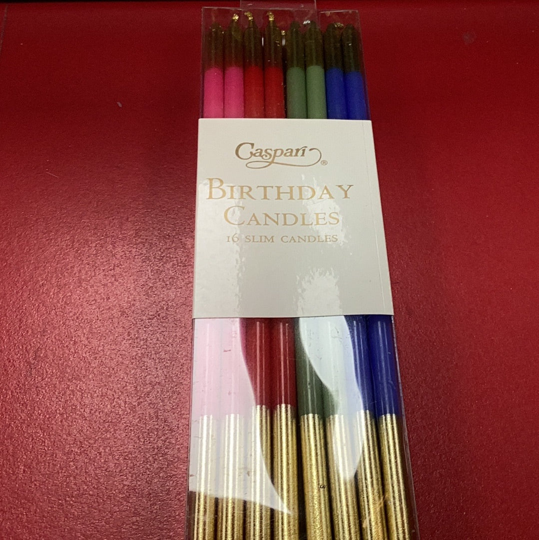 Caspari Slim Birthday Candles