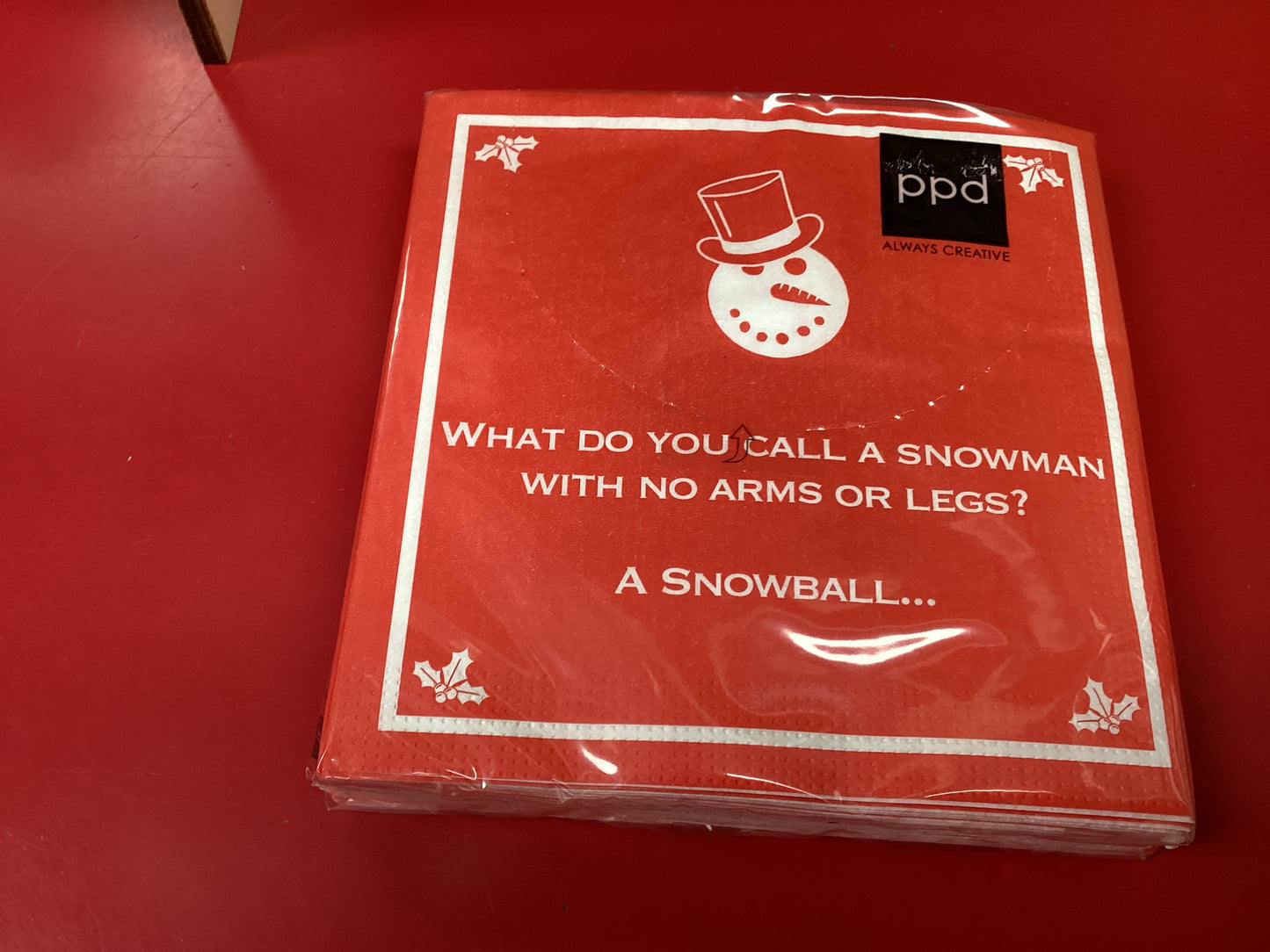 Snowball Beverage Napkins