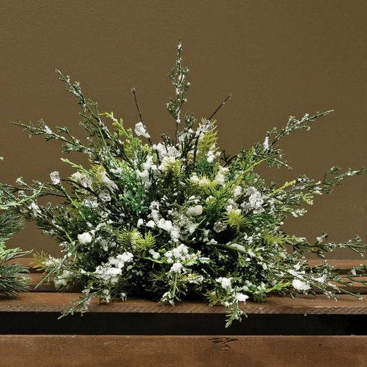 Faux Frosted Cedar Bush