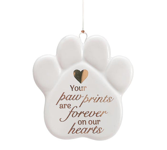 Forever Pawprints Ornament