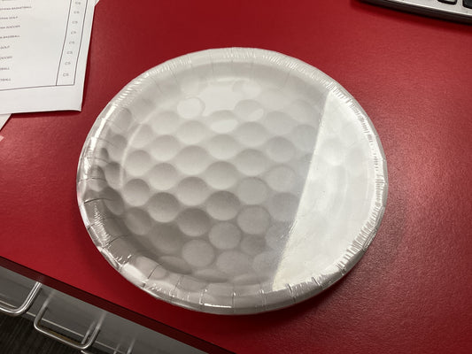Golfball Dessert Plates
