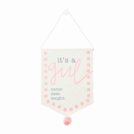 Baby Girl Canvas Sign