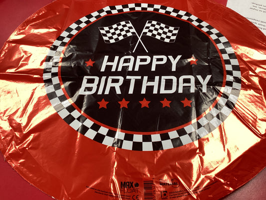 Happy Birthday Checkered Flag