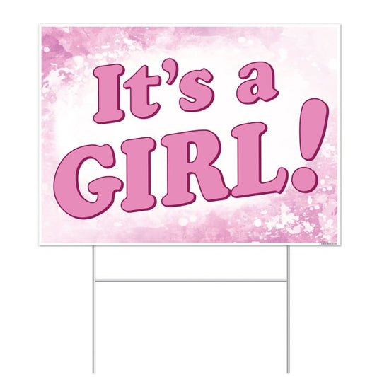 It’s a Girl Plastic Yard Sign