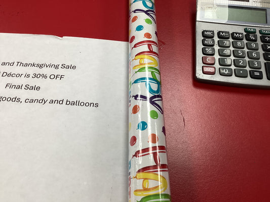 Happy Birthday Gift Wrap