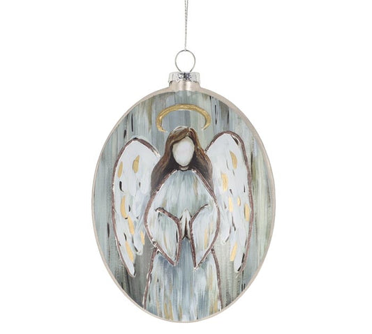 Oval Angel Ornament