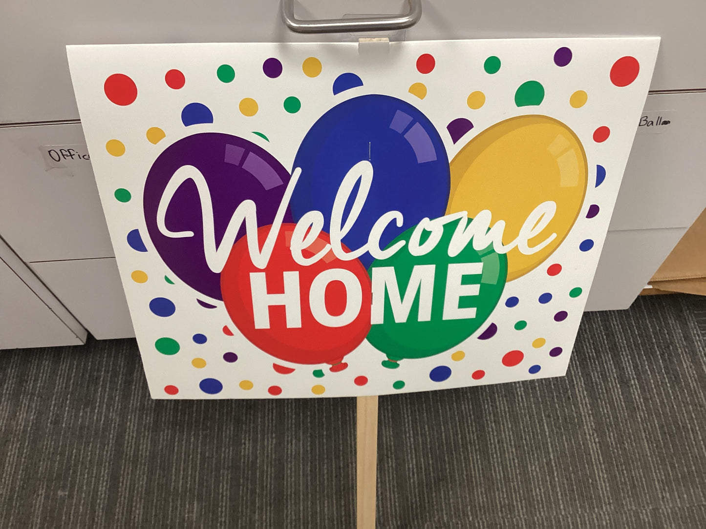 Welcome Home Yard Sign