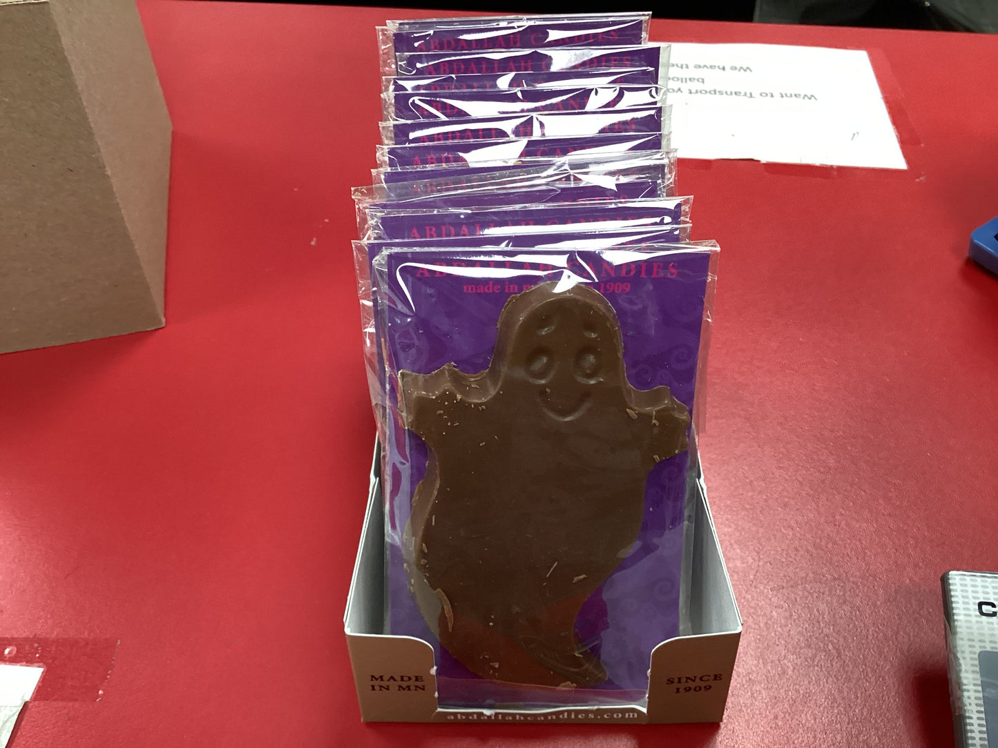 Smiley Ghost Chocolate