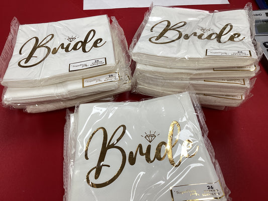 Bride Napkins
