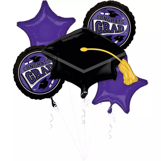 Purple Congrats Grad Bouquet