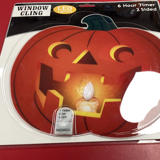 Pumpkin Window Cling