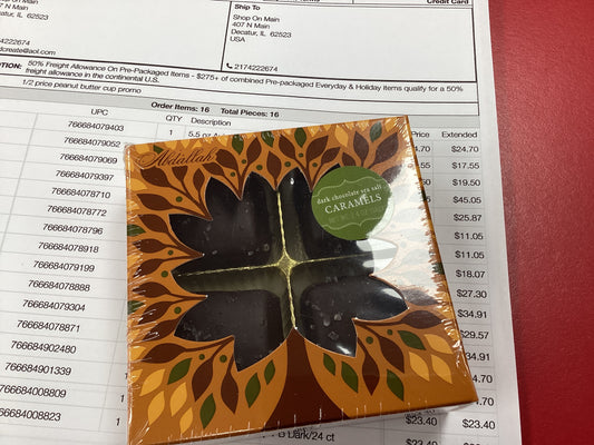 Abdallah Sea Salt Dark Caramels