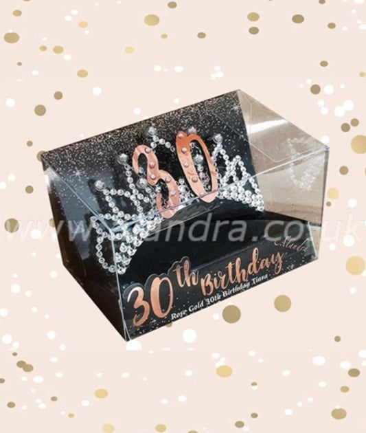Rose Gold 30th Birthday Tiara