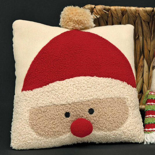 Mini Santa Face Pillow