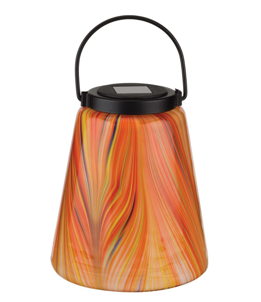 Regal Solar Murano Lantern Orange
