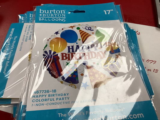 Happy Birthday Colorful Party