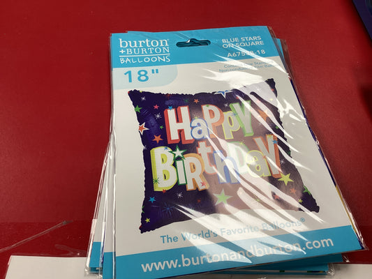 HB Blue Stars on Square