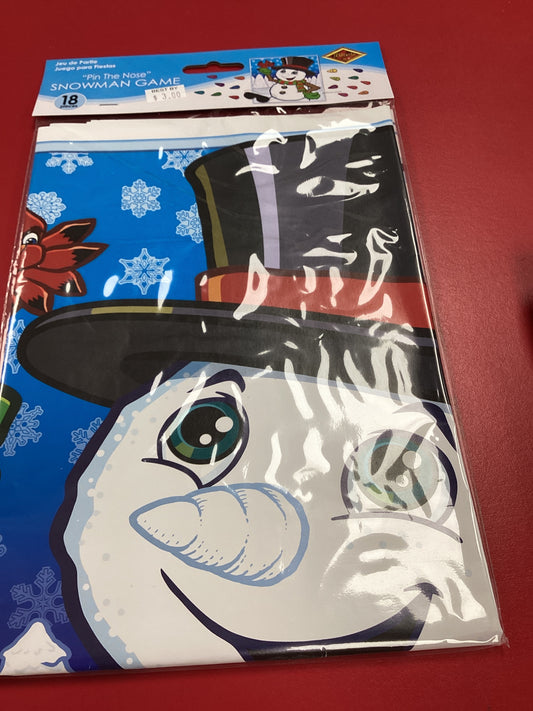 Pin Nose on Snowman